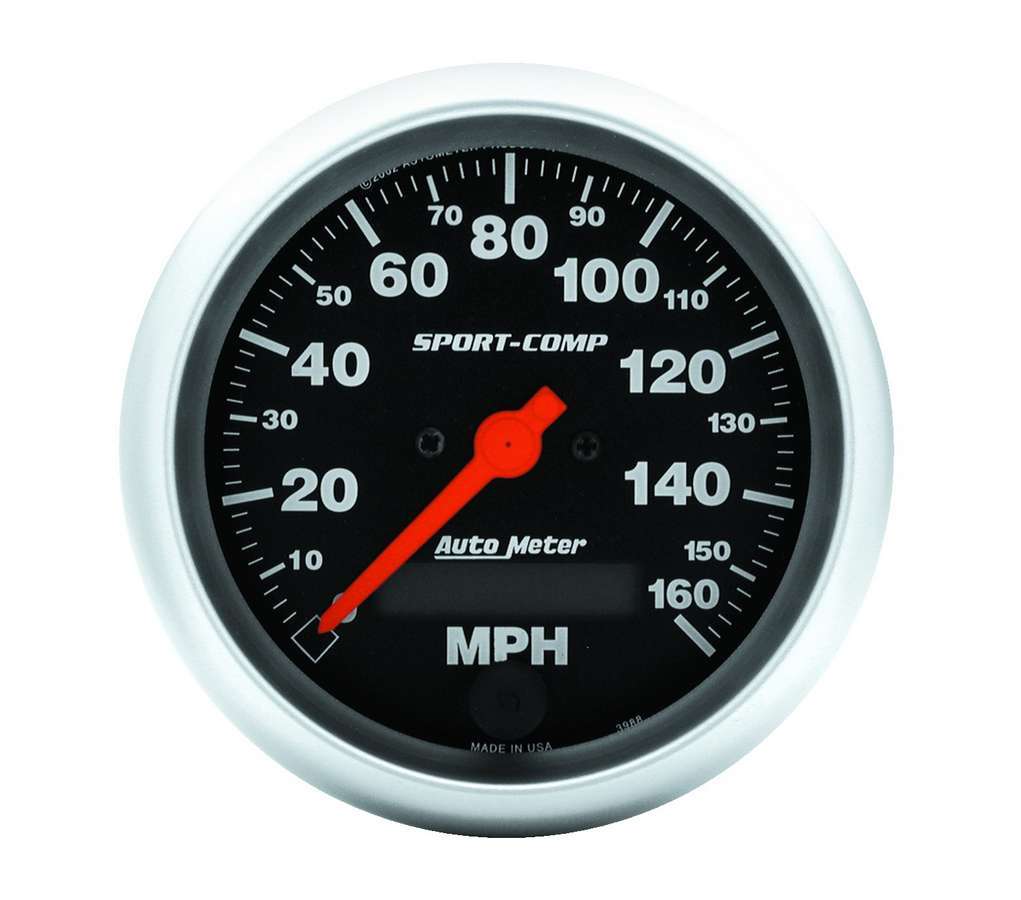 Autometer 3-3/8in S/C Electric Speedo - 160MPH MPN ATM3988 Ram