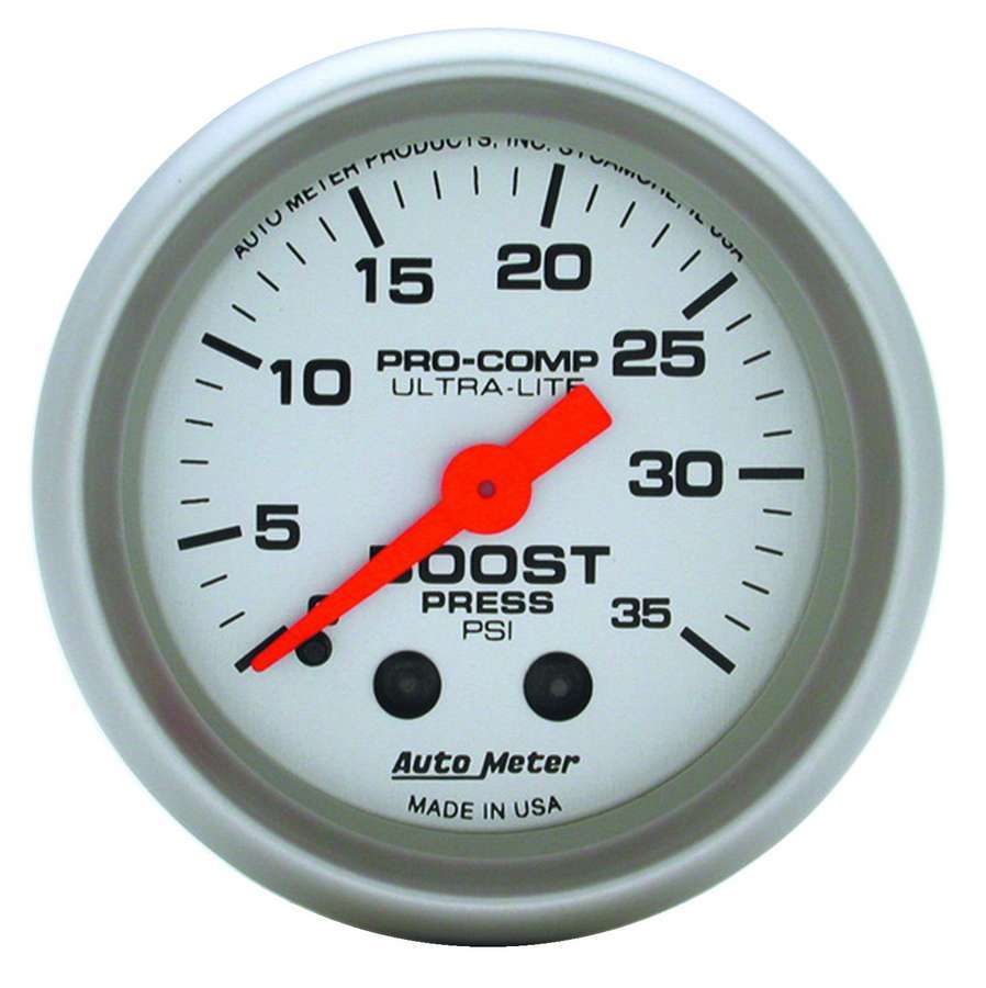 Autometer 2-1/16in Ultra-Lite 0-35 Boost Gauge MPN ATM4304