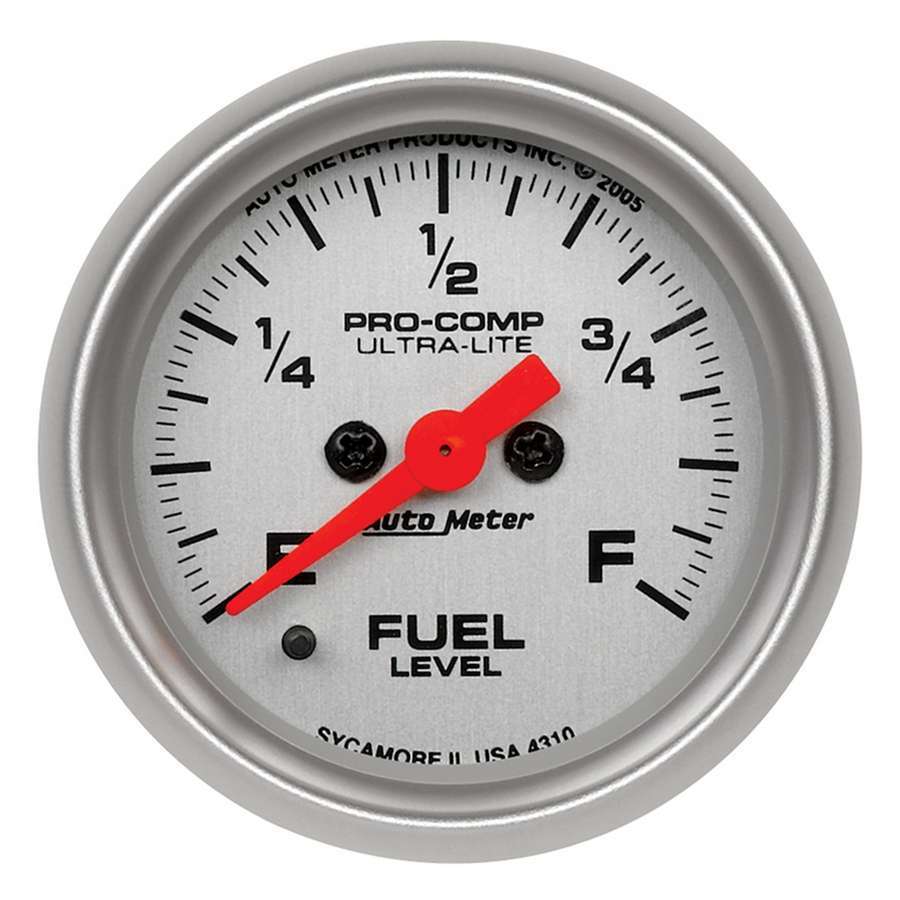 Autometer 2-1/16in U/L Fuel Level Gauge - Programmable MPN ATM4310 Ram