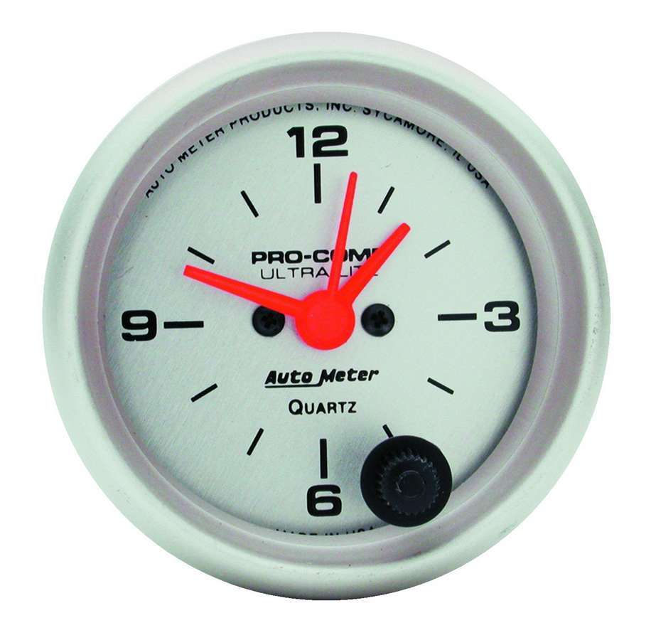 Autometer 2-1/16in Ultra-Lite Clock MPN ATM4385