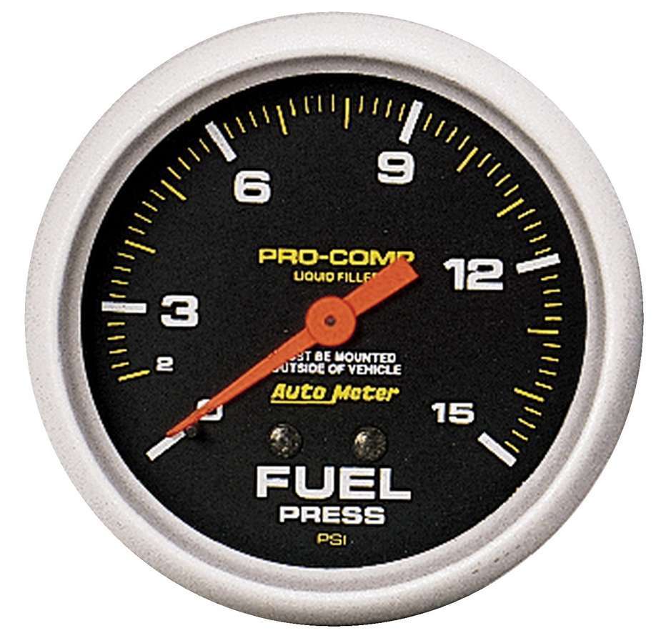 Autometer 0-15 Fuel Pressure Gauge 5411
