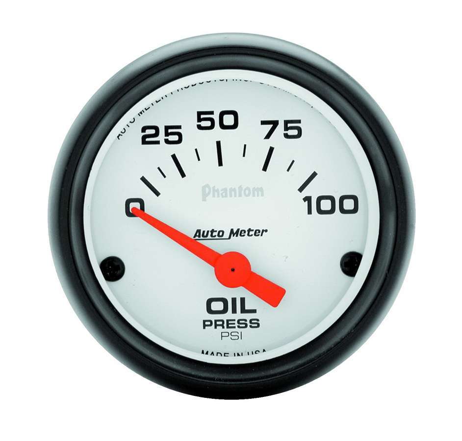 Autometer Phantom 2 1/16in Oil Pressure 0-100 PSI Elec. MPN ATM5727
