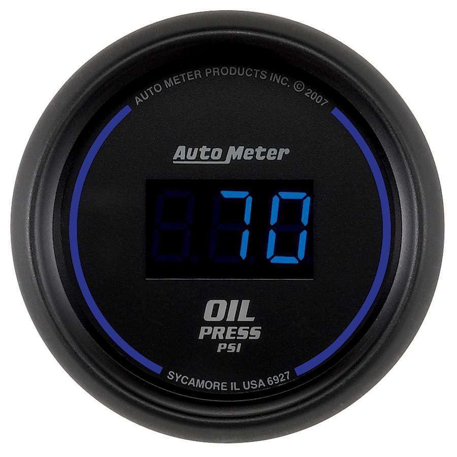 Autometer 2-1/16 Oil Press Gauge 5-100 PSI Digital ATM6927