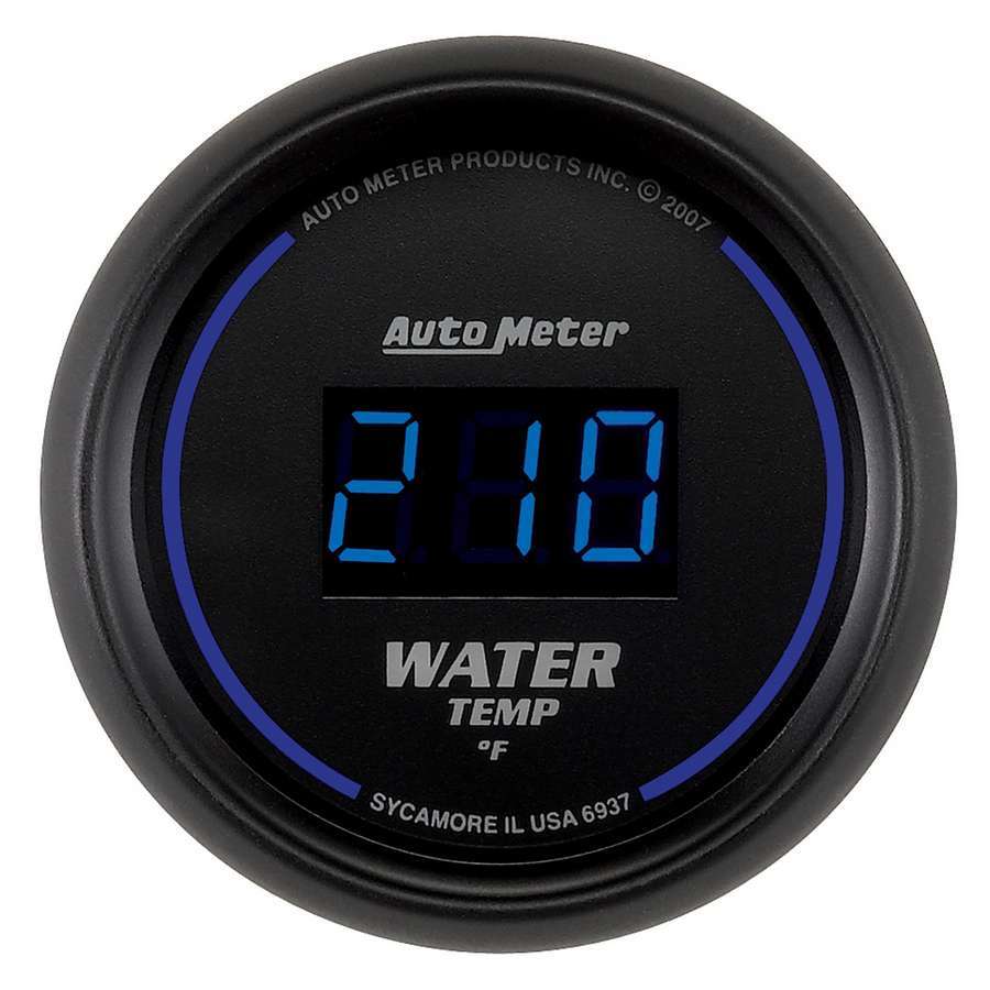 Autometer 2-1/16 Water Temp Gauge 0-340F Digital ATM6937