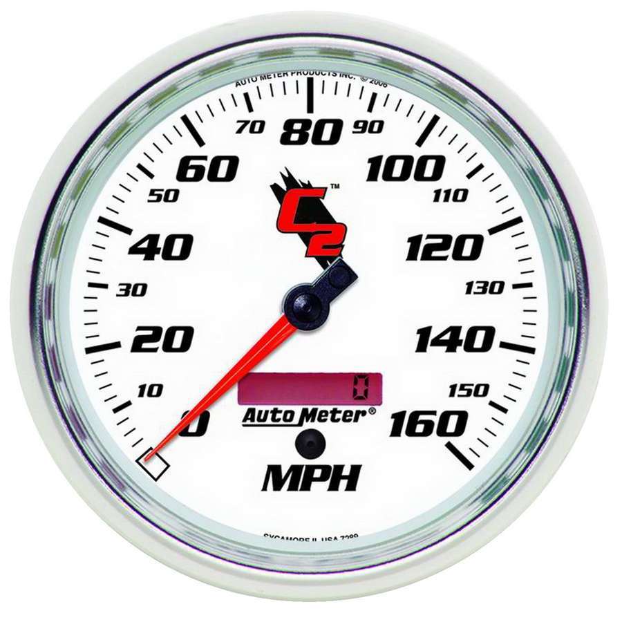 Autometer 5in C2/S In-Dash Speedo 160 MPH MPN ATM7289 Ram