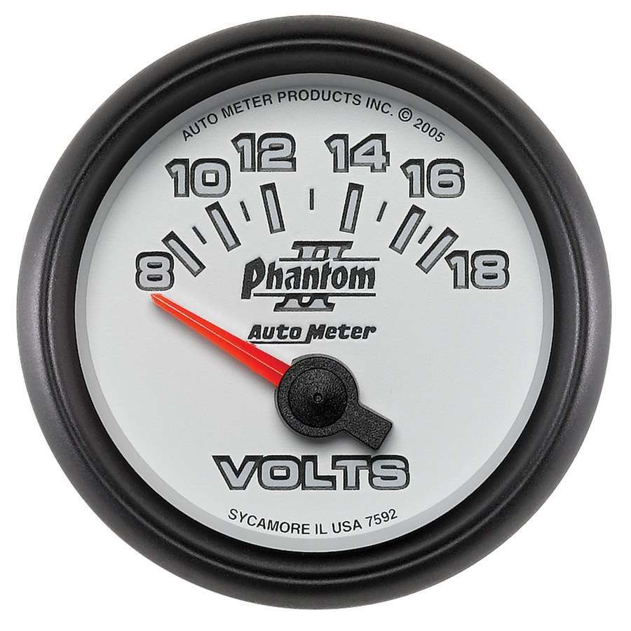 Autometer 2-1/16in P/S II Voltmeter 8-18 MPN ATM7592