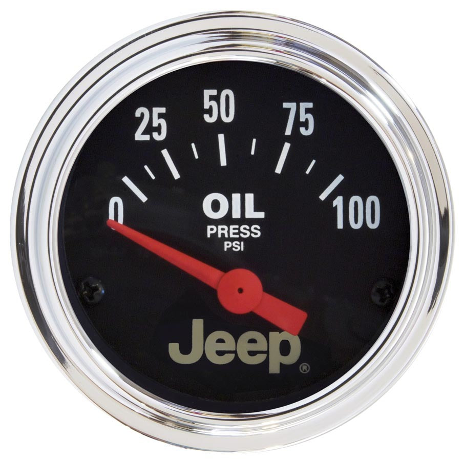 Autometer 2-1/16 Oil Pressure Gauge - Jeep Series MPN ATM880240 For Jeep