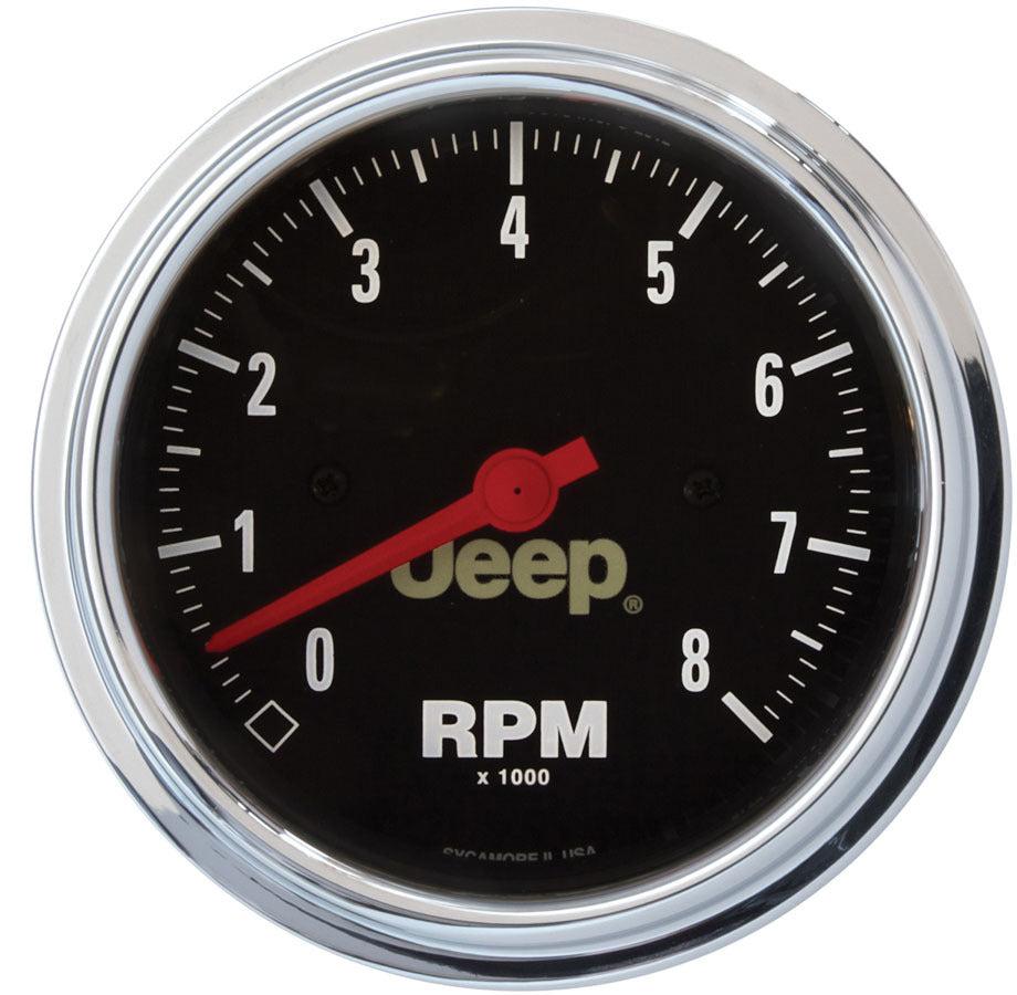 Autometer 3-3/8 8000 RPM Tach - Jeep Series MPN ATM880246 For Jeep
