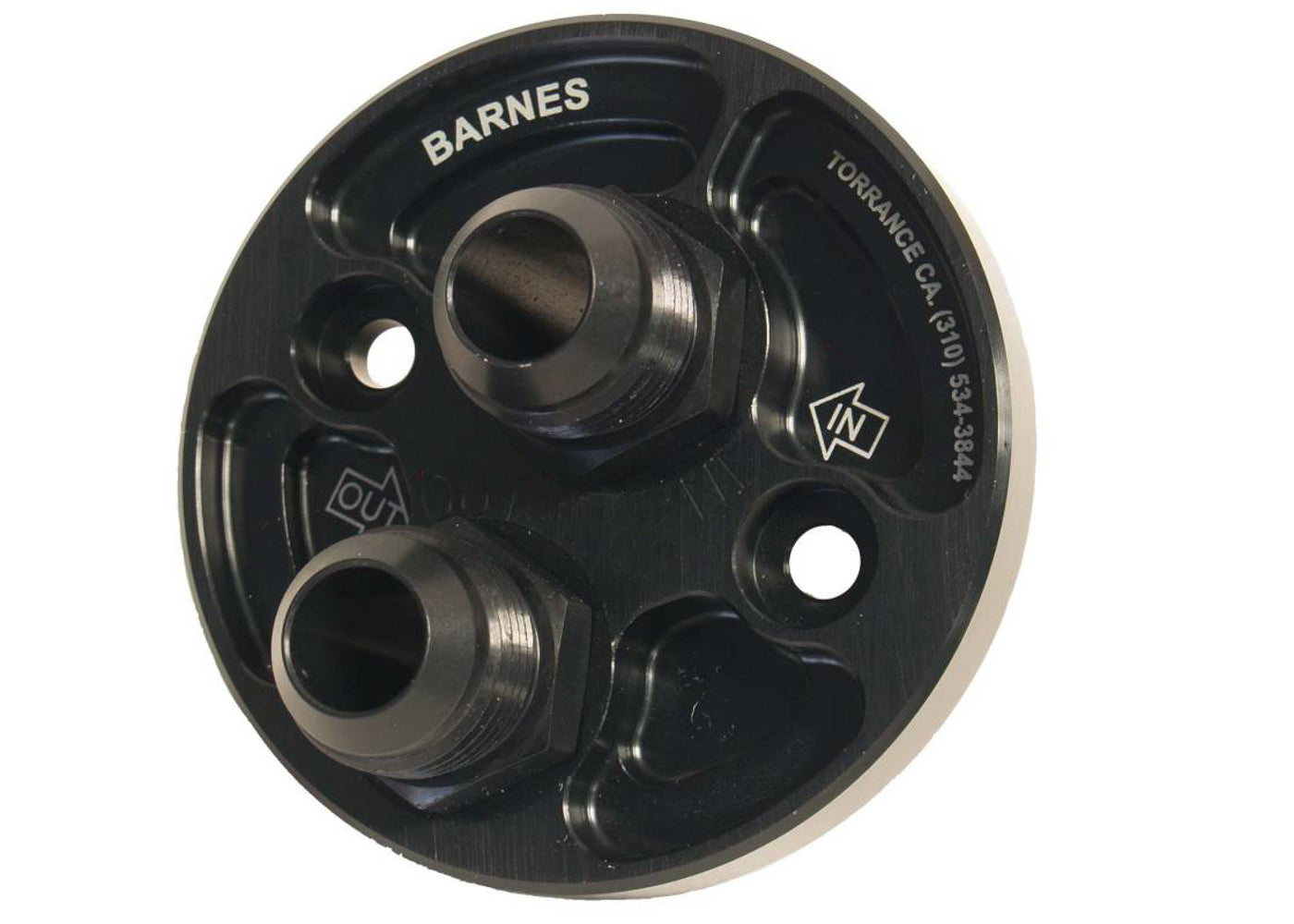 Barnes Oil Filter Block Off Plate -12 Fitting 2568722