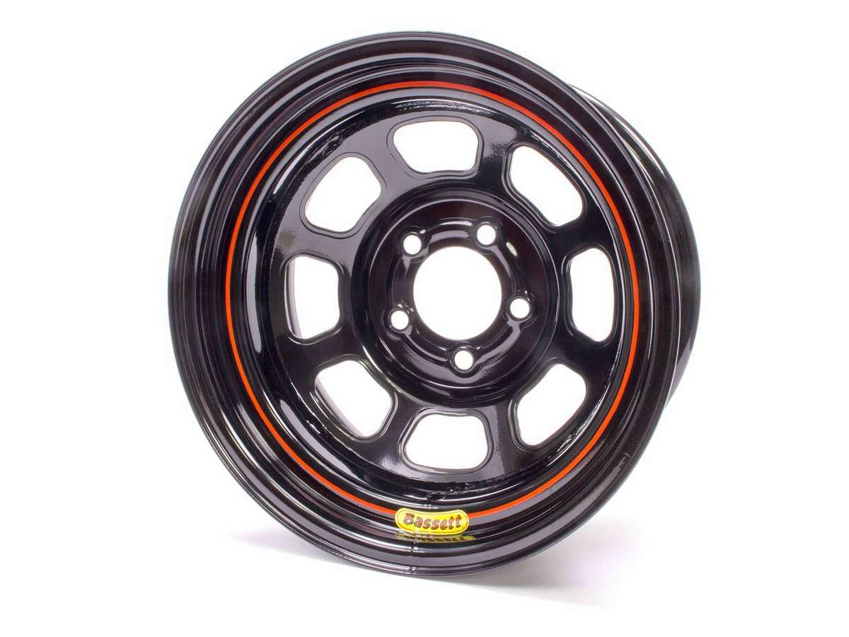 Bassett 15x7 5x4.75 Black Rolled 57RC3