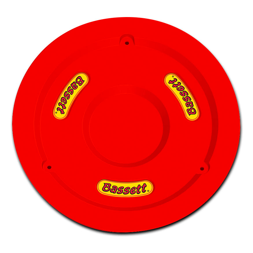 Bassett Wheel Cover 15in Red Fluorescent 5PLG-FLORED