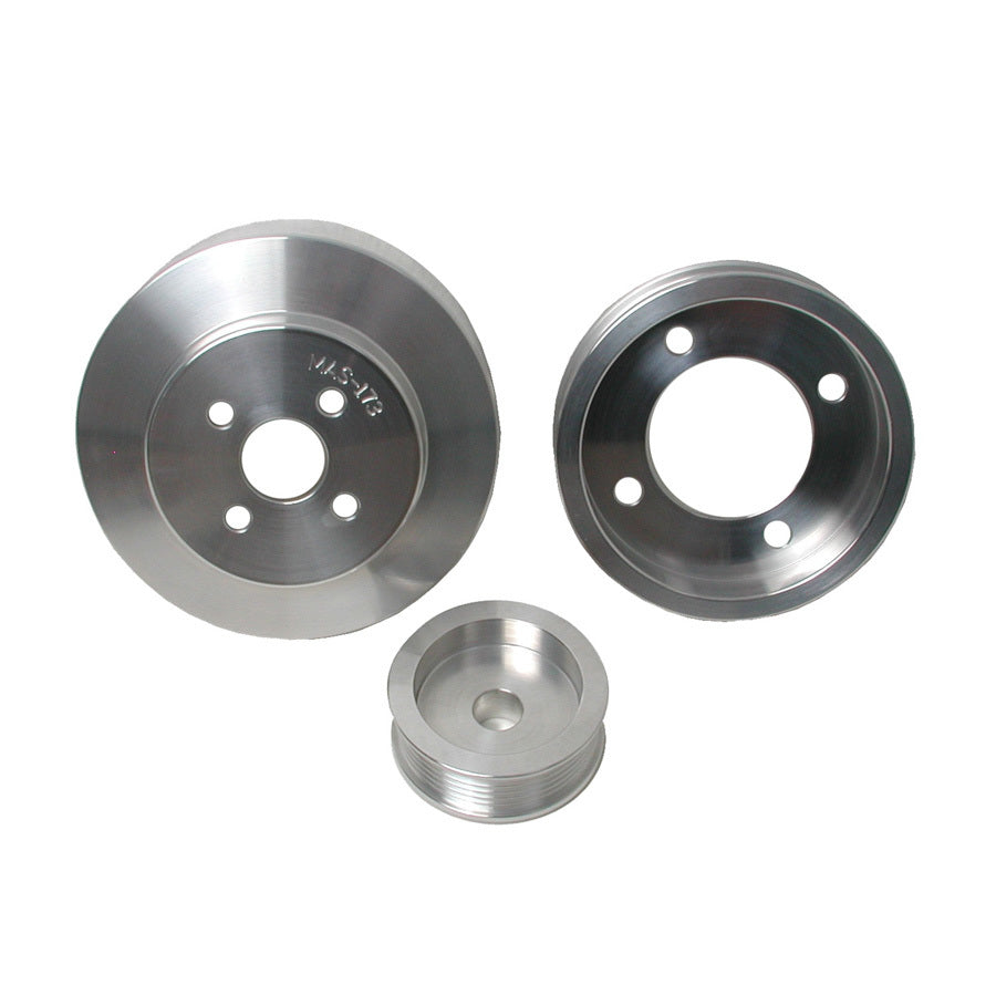 Bbk Performance 3pc. Aluminum Pulley Kit - 94-95 Mustang 5.0L MPN BBK1554 For Ford Mustang 1994-95