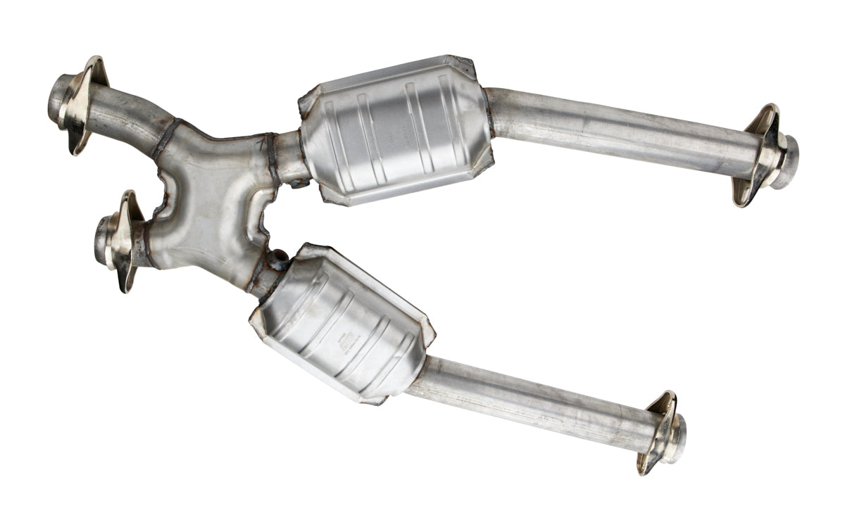 Bbk Performance 2-1/2 Off-Road Mid Pipe w/Converters - GT/Cobra MPN BBK1638 For Ford Mustang 1996-2004