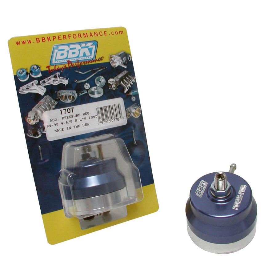Bbk Performance Billet Adjustable Fuel Reg. - 94-98 4.6/5.0L MPN BBK1707 For Ford Mustang 1994-98