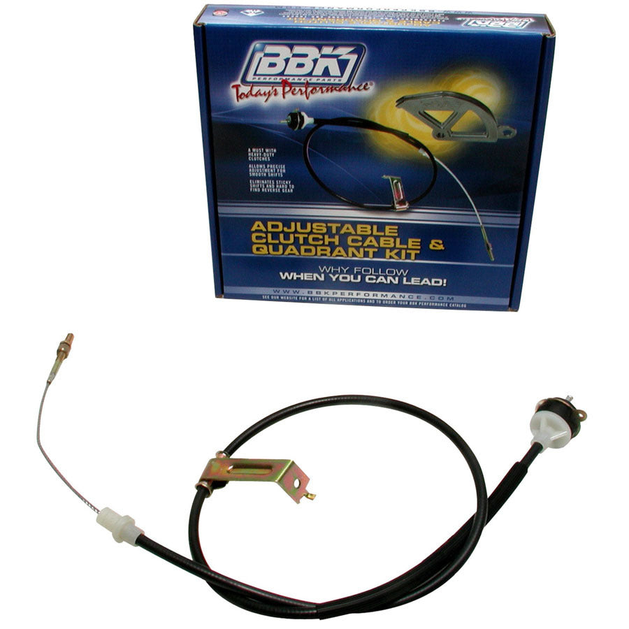 Bbk Performance Adjustable Clutch Cable 96-04 Mustang MPN BBK3519 For Ford Mustang 1996-2004