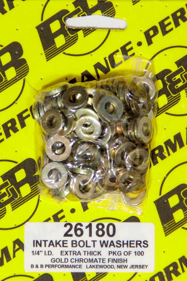 B And B Performance Products H/T Special Washers - 1/4in .540in OD (100) MPN BBP26180 For Universal use