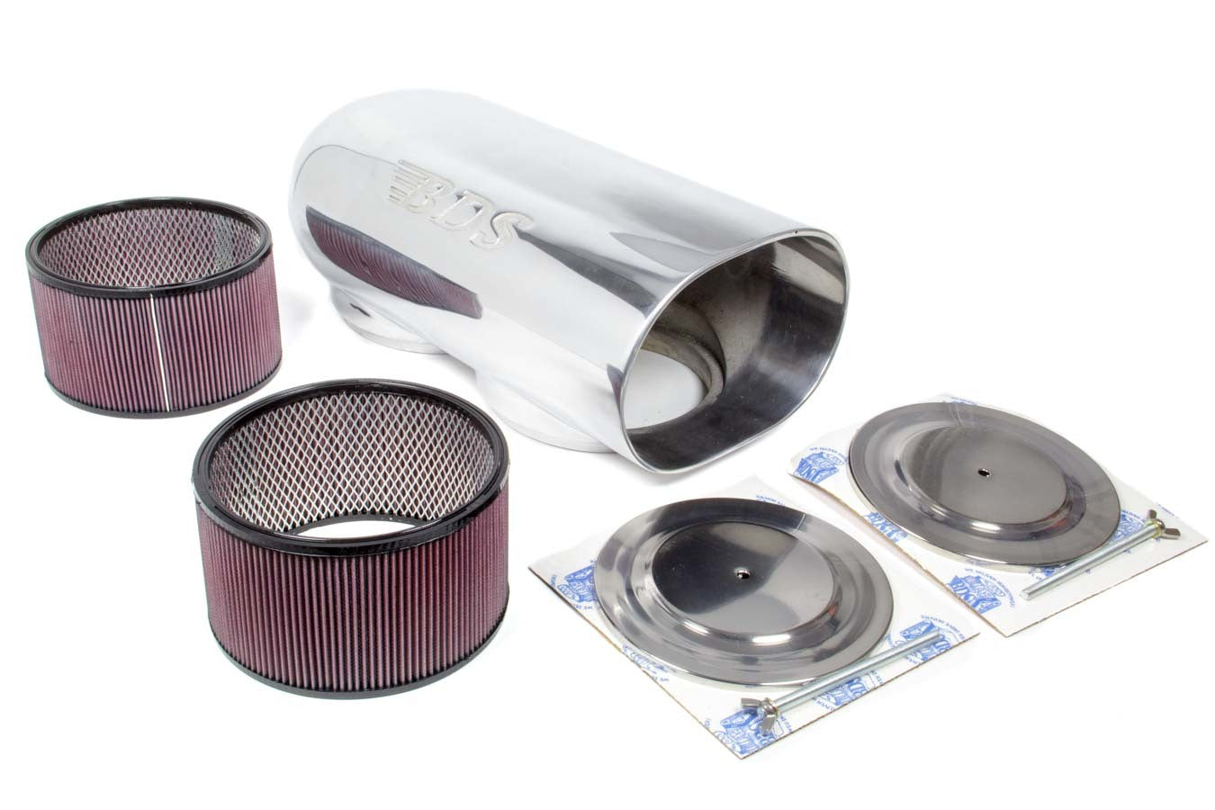 Blower Drive Service Dual Dominator Scoop w/ Filters - Polished MPN BDSSC-9003