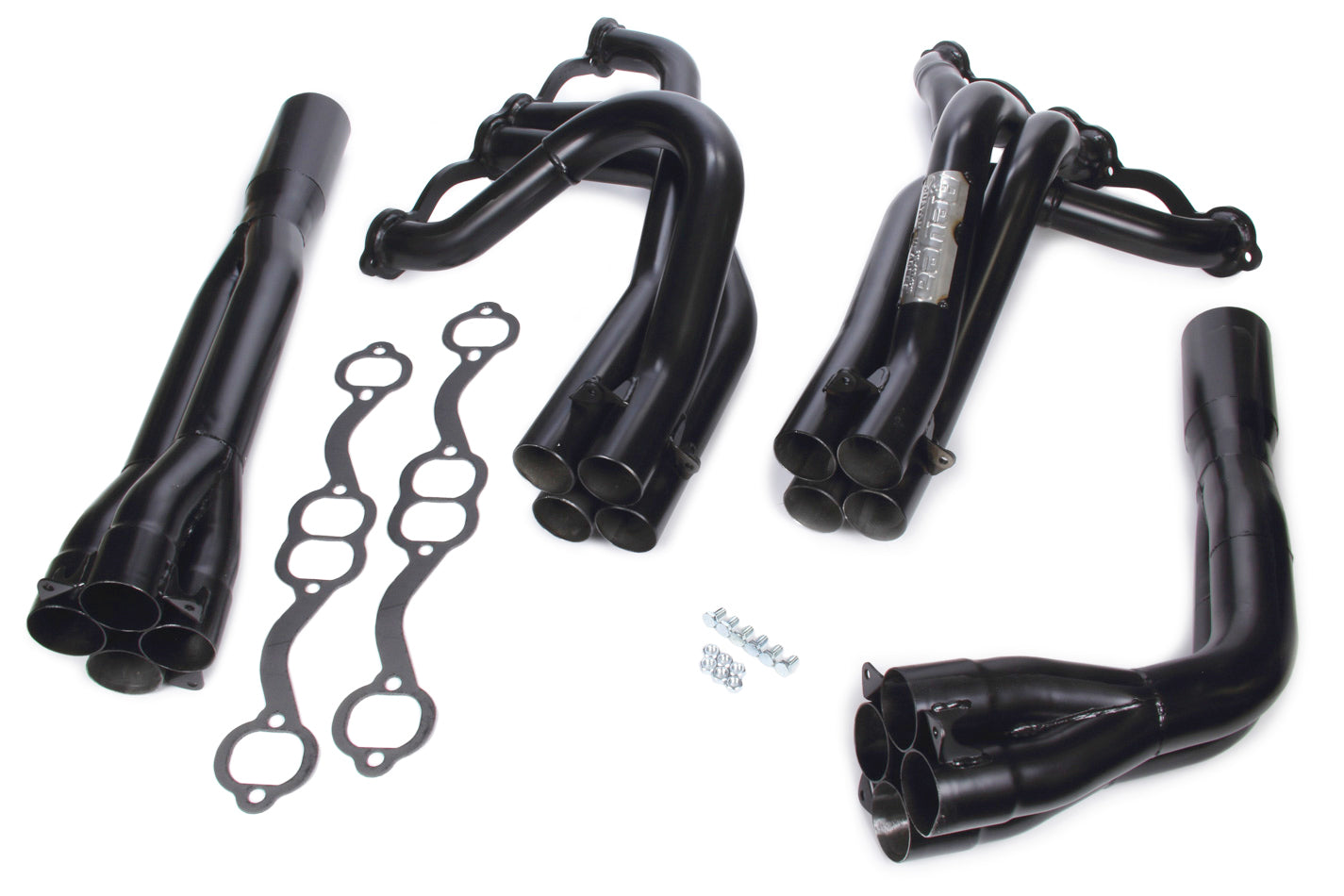 Beyea Custom Headers SBC Tri-Y DLM 23 Deg 1-3/4 - 1-7/8 MPN BEYDLMTY-23S2 For Chevy Dirt Late Model