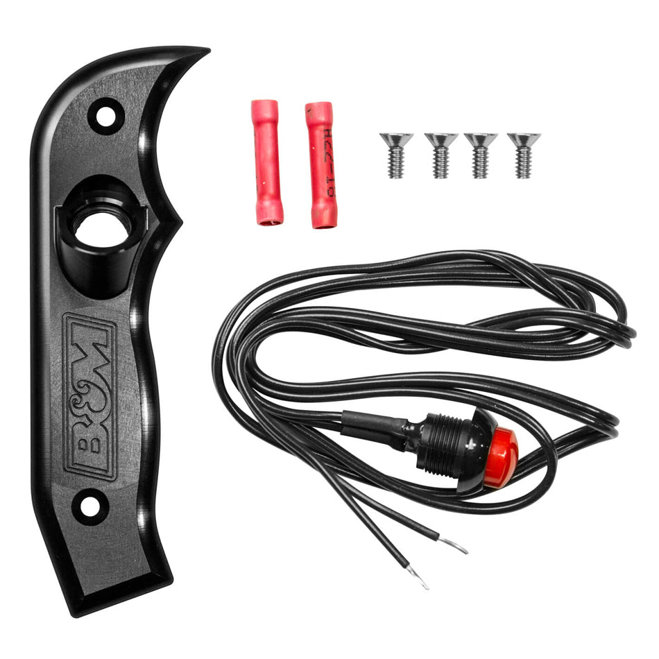 B And M Automotive Stealth Magnum Grip Side Plates w/Button MPN BMM81078