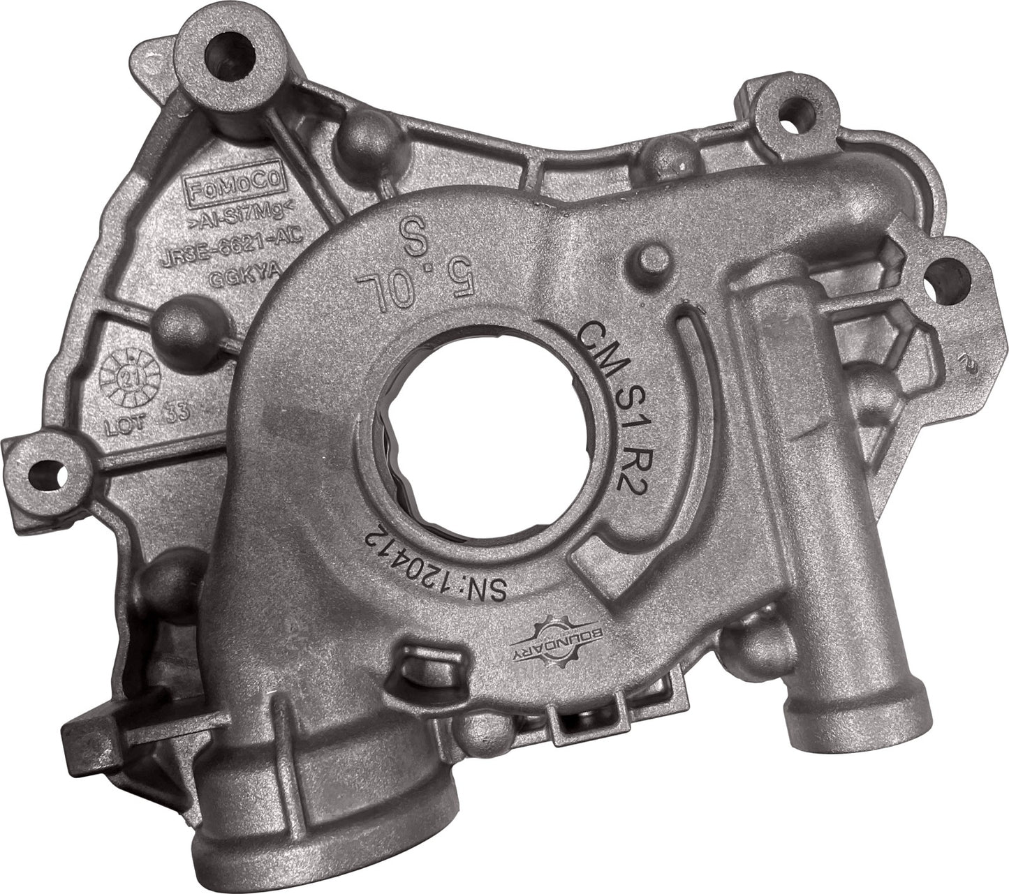 Boundary Racing Pump Oil Pump w/Billet Gear Ford 5.0L Coyote 2015-Up MPN BOPCM-S1-R2 For Ford Coyote, Mustang 2018-23