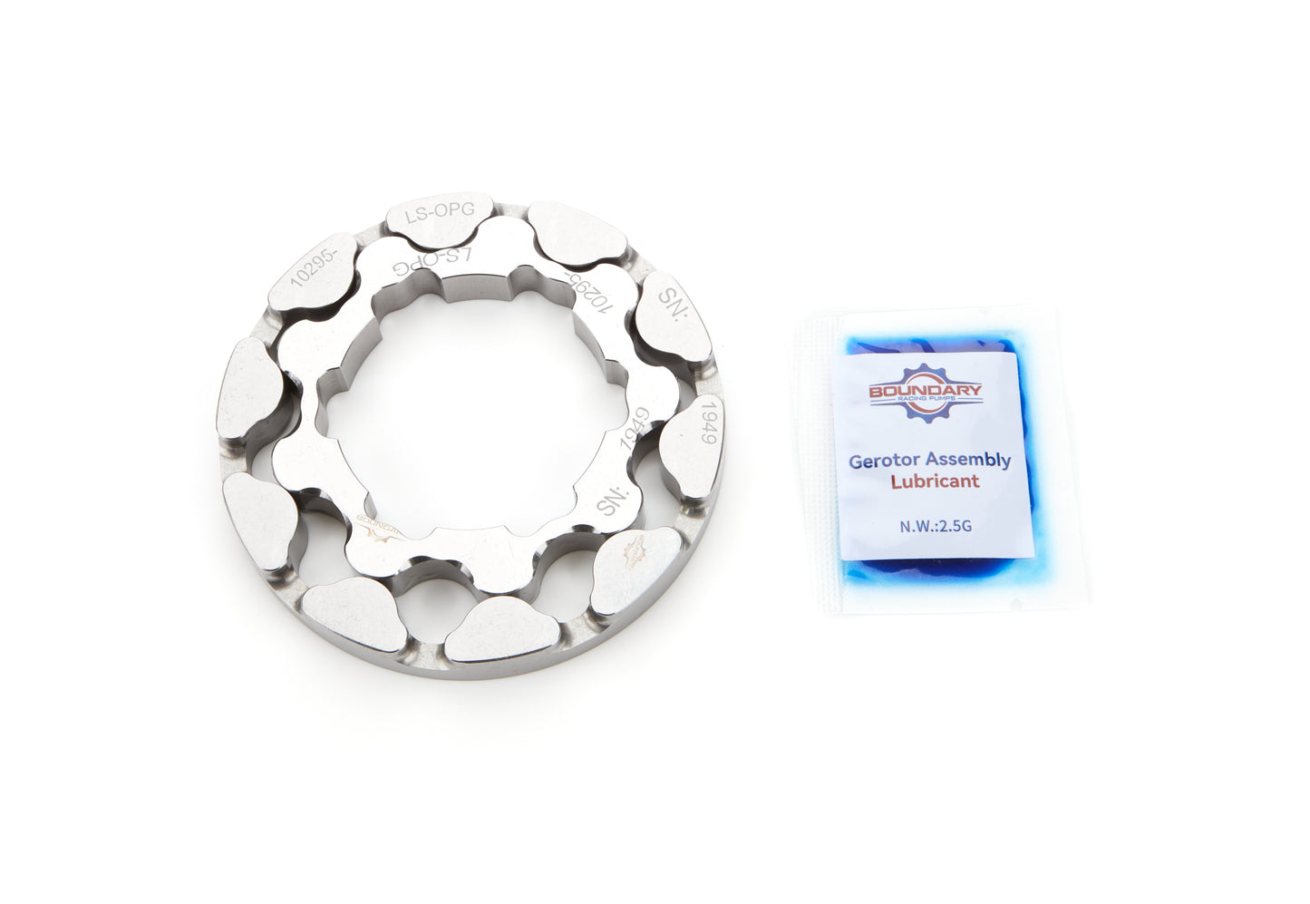 Boundary Racing Pump Billet Oil Pump Gear Set GM LS Standard Flow MPN BOPLS-10295-OPG For GM LS-Series