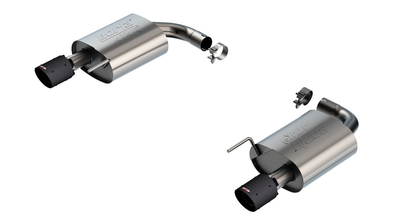 Borla 24- Mustang 5.0L Axle Baxk Exhaust MPN BOR11984CFBA For Ford Coyote, Mustang 2024