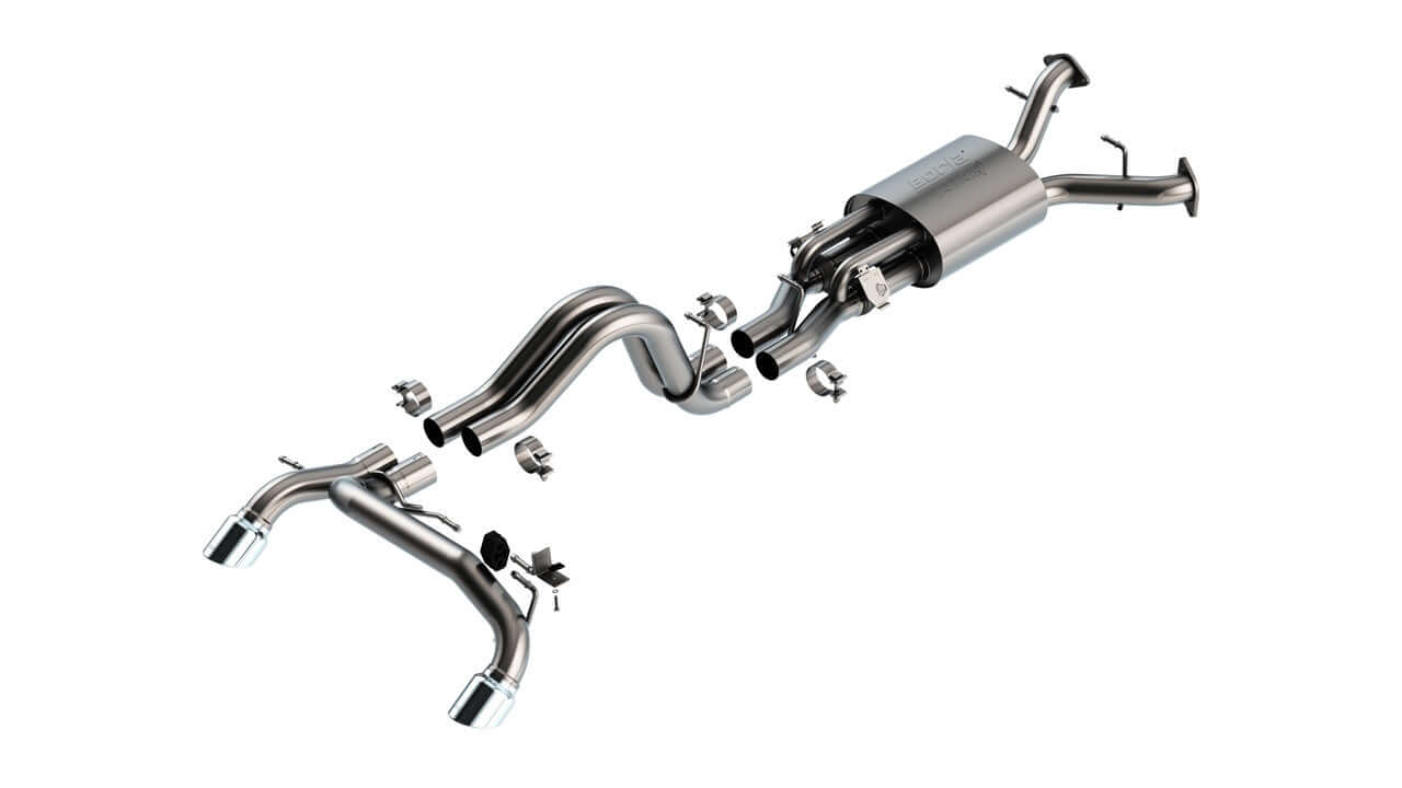 Borla 22- Ford Bronco 3.0L Cat Back Exhaust Kit MPN BOR140934 For Ford Midsize SUV 2022-24