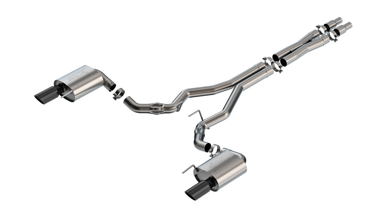 Borla 24- Mustang 5.0L Axle Baxk Exhaust MPN BOR140961BC For Ford Coyote, Mustang 2024