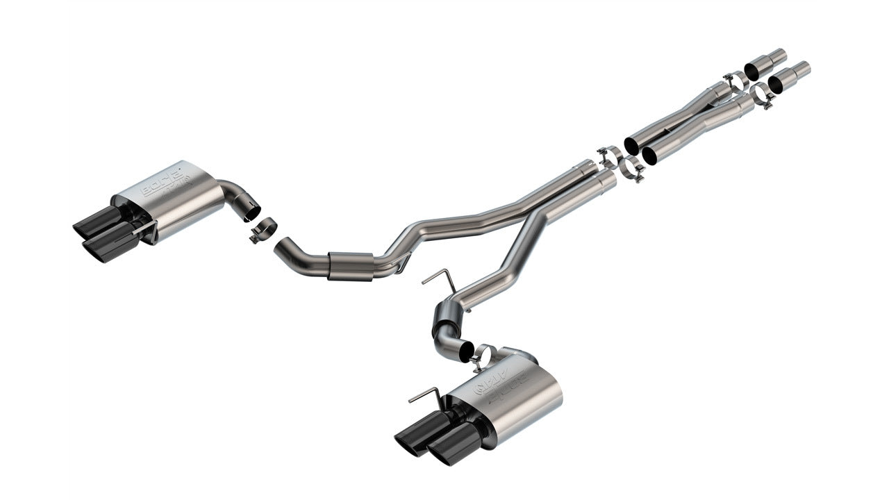 Borla 24- Mustang 5.0L Axle Baxk Exhaust MPN BOR140970BC For Ford Coyote, Mustang 2024