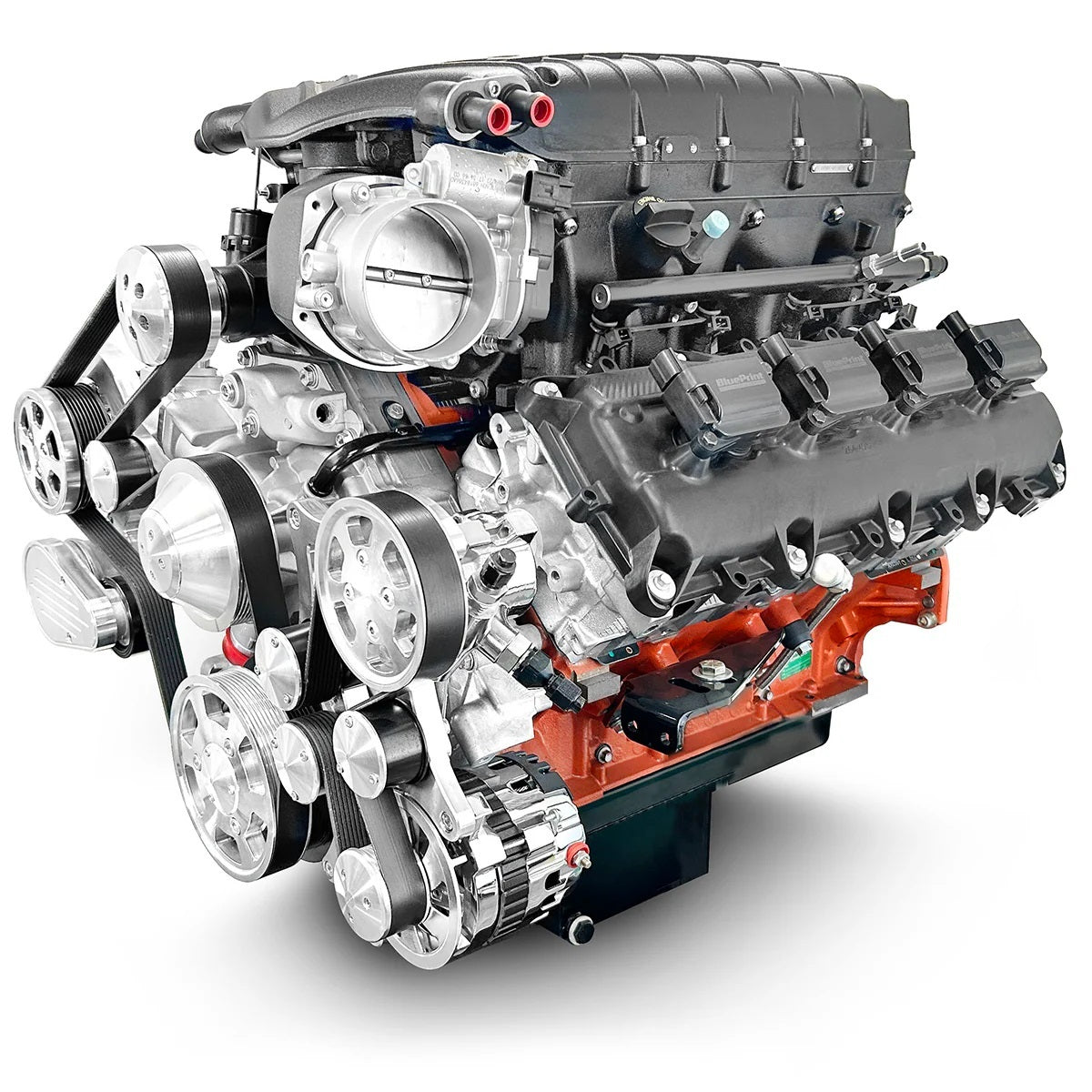 Blueprint Engines 426 Gen-III Hemi Crate Engine EFI Super Charged MPN BPEPS426SCTK For Mopar Gen III