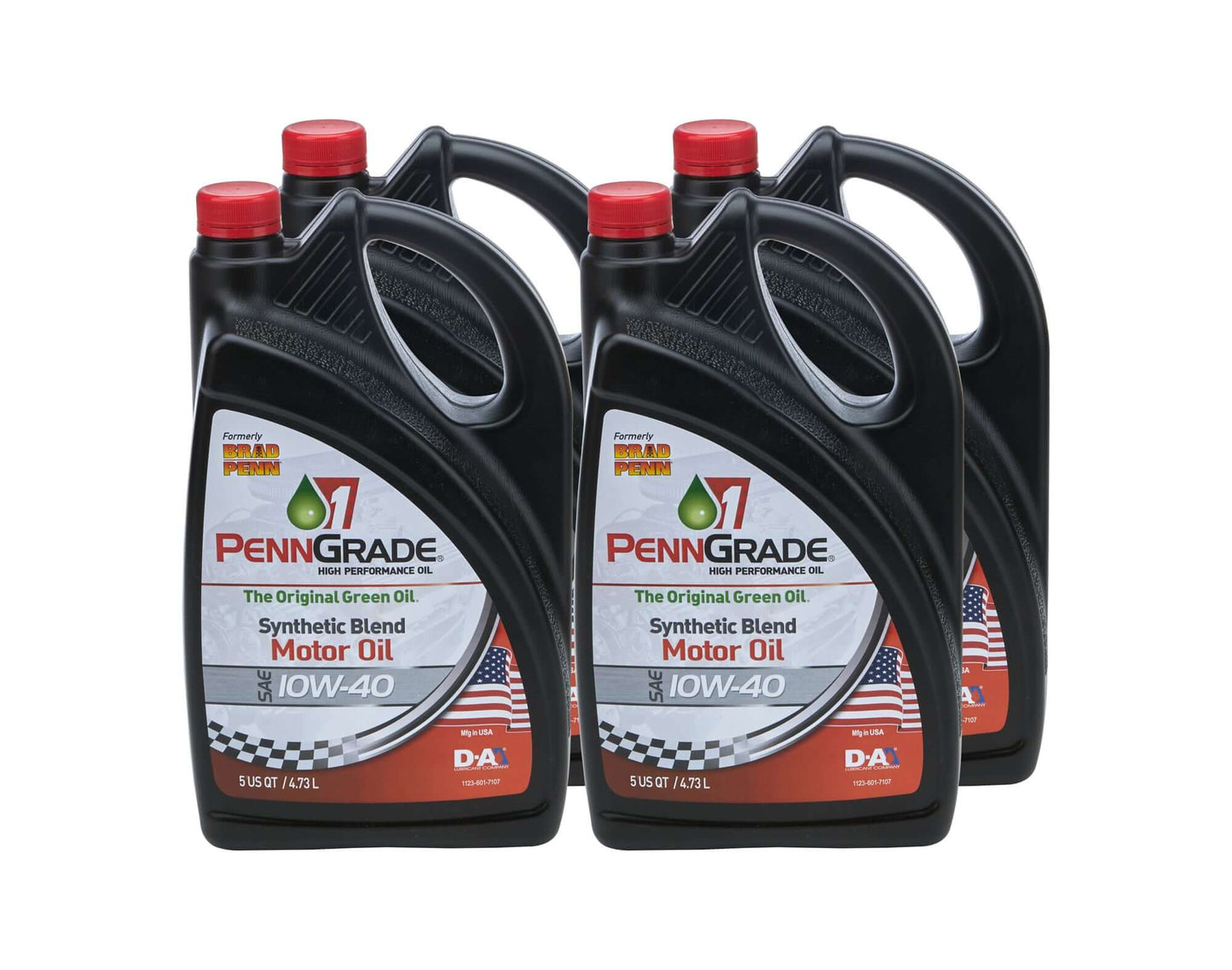 PENNGRADE MOTOR OIL 10w40 Racing Oil Case 4 x 5 Quart Bottles BPO71440-4