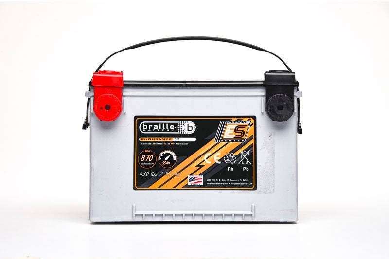 Braille Auto Battery 78 Endurance AGM Battery 870 CCA BRBB78