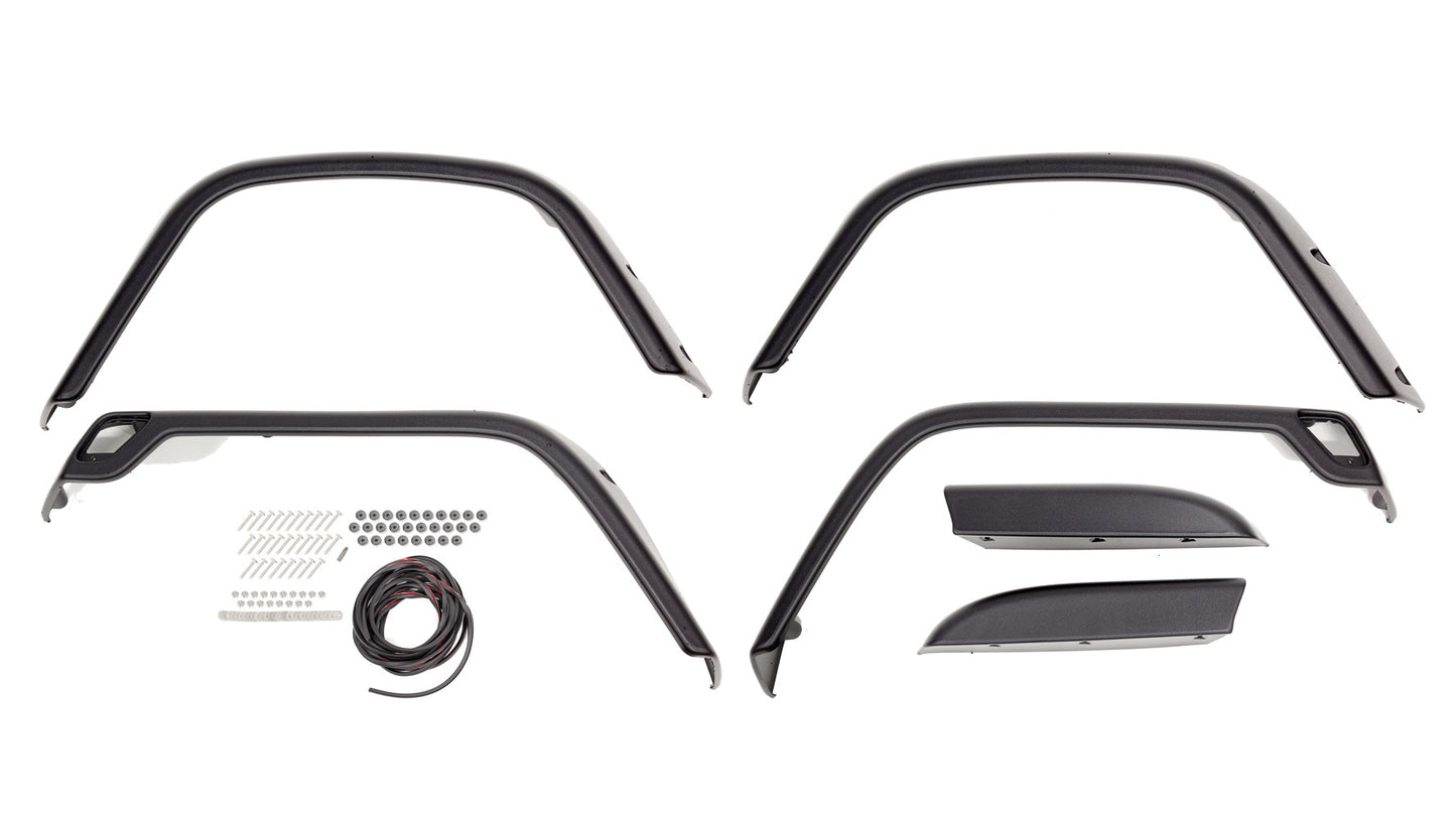 Bushwacker 97-06 Jeep Wrangler TJ Pocket Style Flares- 4pc MPN BUS10908-07 For Jeep Wrangler TJ 1997-2006