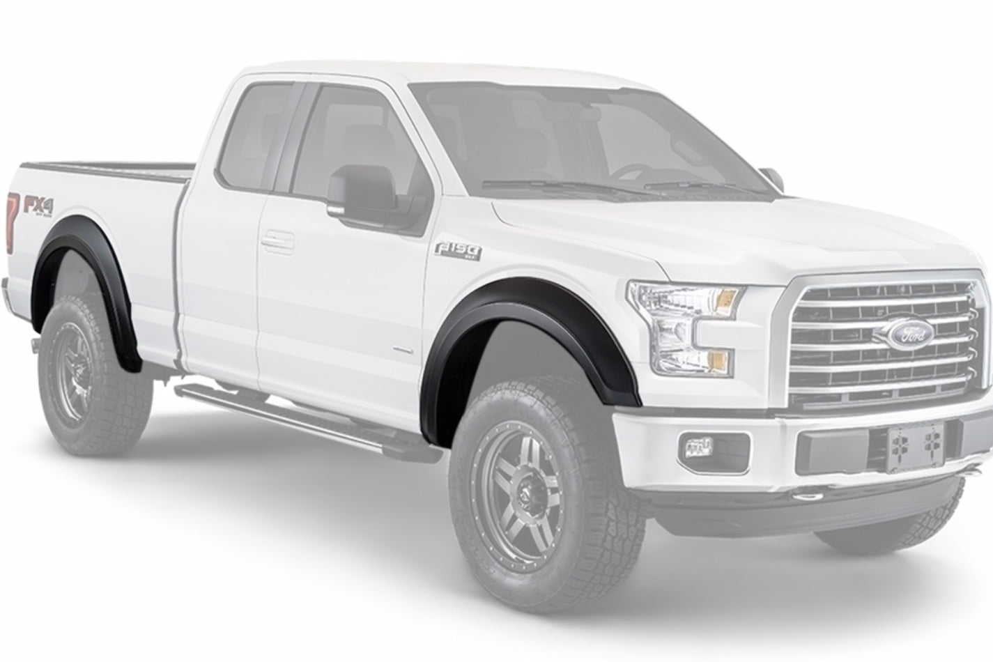 Bushwacker 17- Ford F250 Extend- A-Fender Flares 4Pc. MPN BUS20943-02 For Ford Fullsize Truck 2017