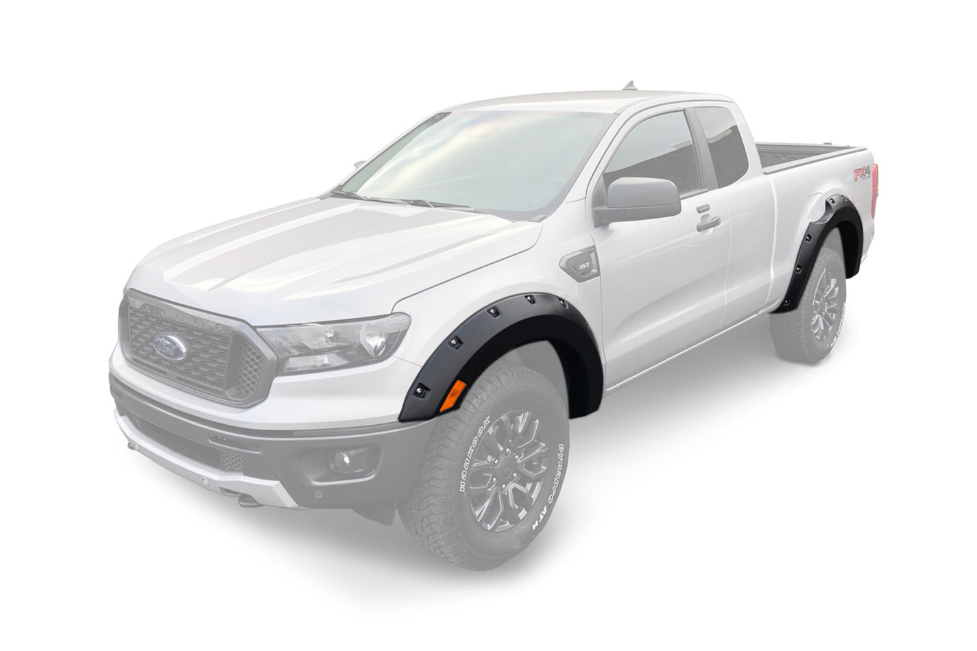 Bushwacker 19- Ford Ranger Pocket Style Flares 4pc. BUS20949-02