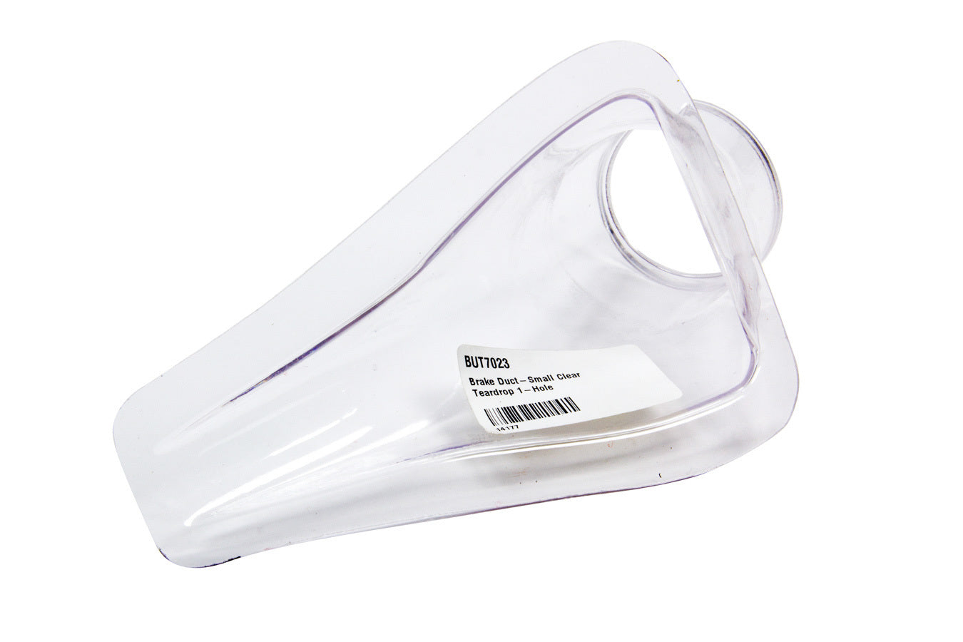 Butlerbuilt Brake Duct-Small Clear Teardrop 1-Hole MPN BUT7023