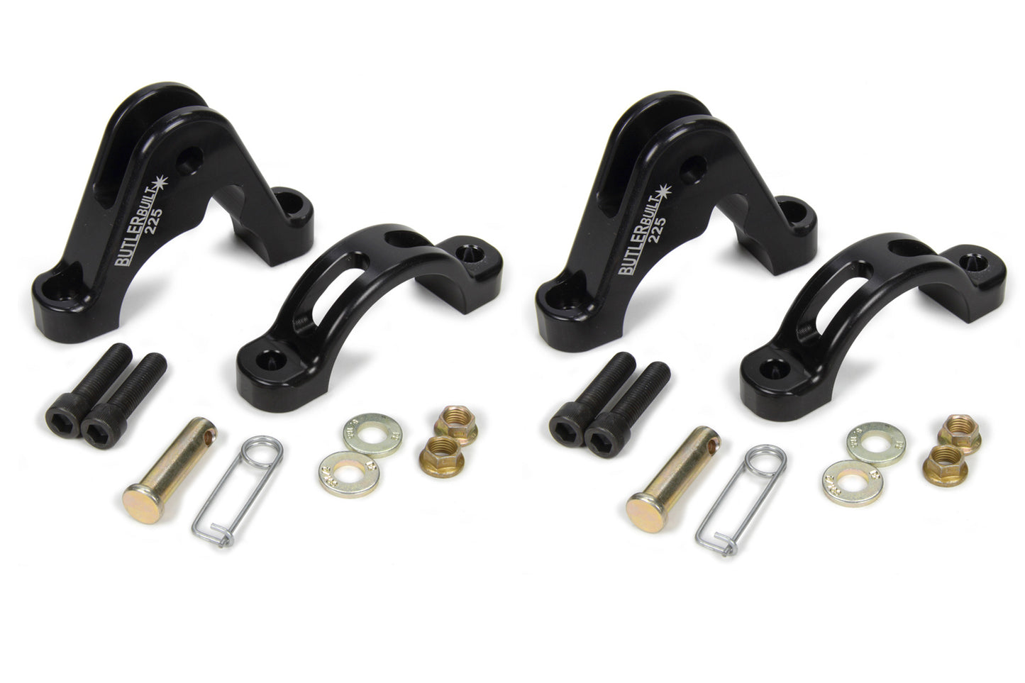 Butlerbuilt 2-1/4 Axle Tether Clamps Only Pair MPN BUTBBP-4921-1-CA-225-2