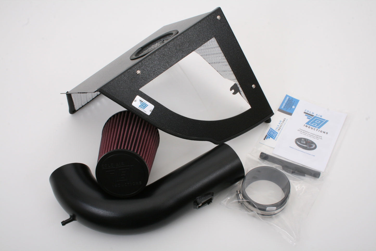 Cold Air Inductions Cold Air Intake 10-15 Camaro 6.2L Black MPN CAI501-1099-10-B For Chevy, GM Camaro, LS-Series 2010-15