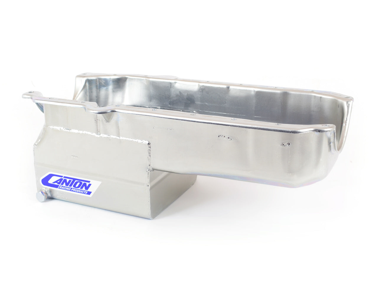 Canton SBC Drag Race Oil Pan - 6qt. w/1pc. Rear Main MPN CAN13-080T For Chevy