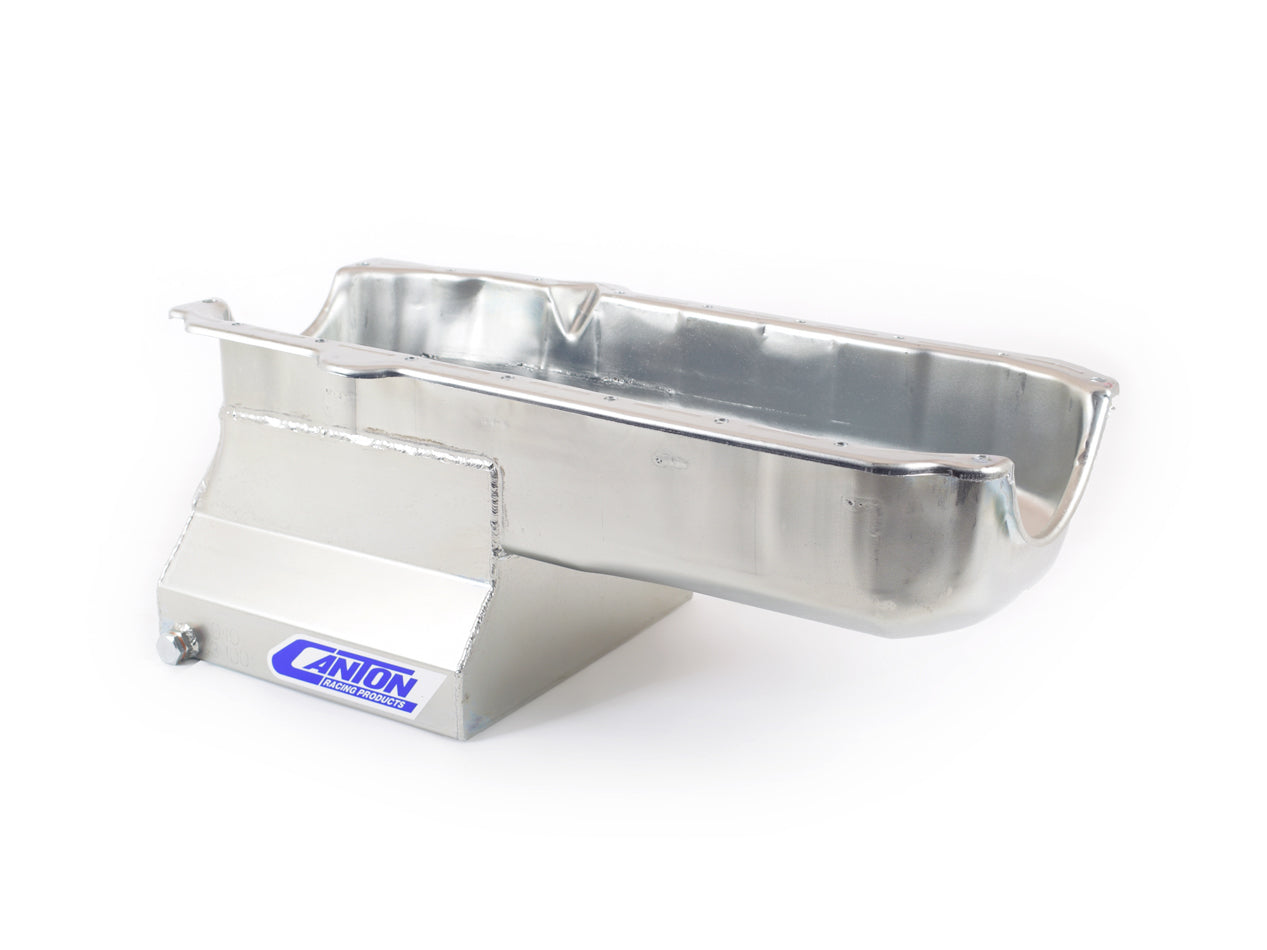 Canton SBC T-Sump Drag Race Oil Pan - 8qt. MPN CAN13-100 For Chevy