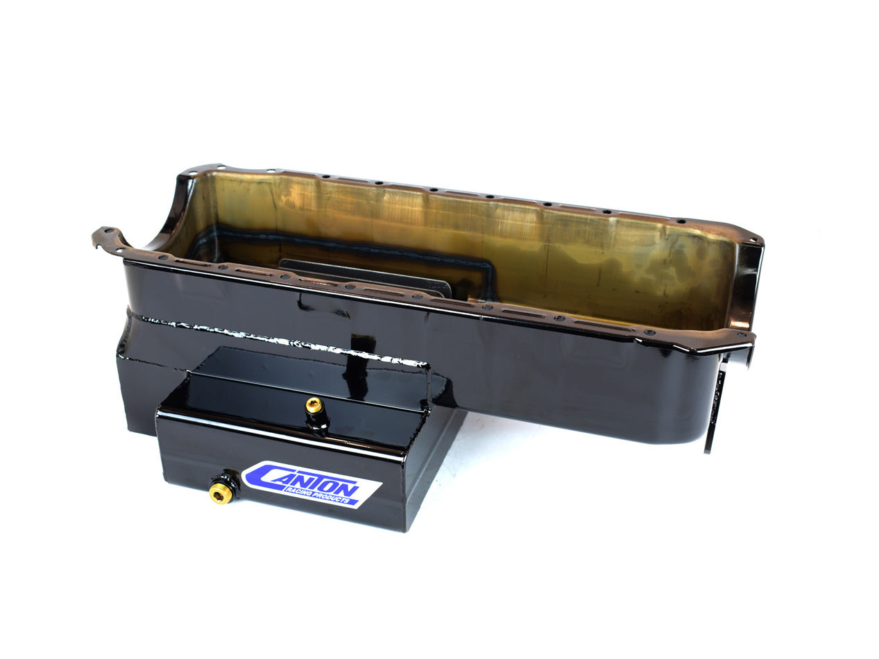 Canton BBC Marine Oil Pan - 10qt. T-Sump 2pc. R/M MPN CAN18-360 For Chevy