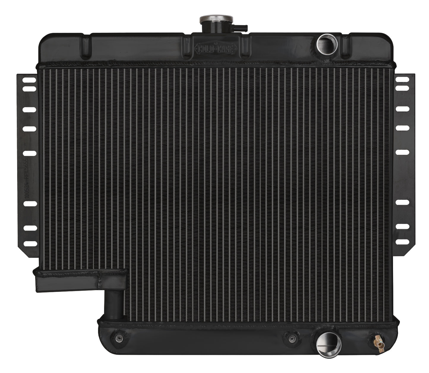 Cold Case Radiators 61-65 Impala Radiator w/500 Steering Box Black CHI565A-5B