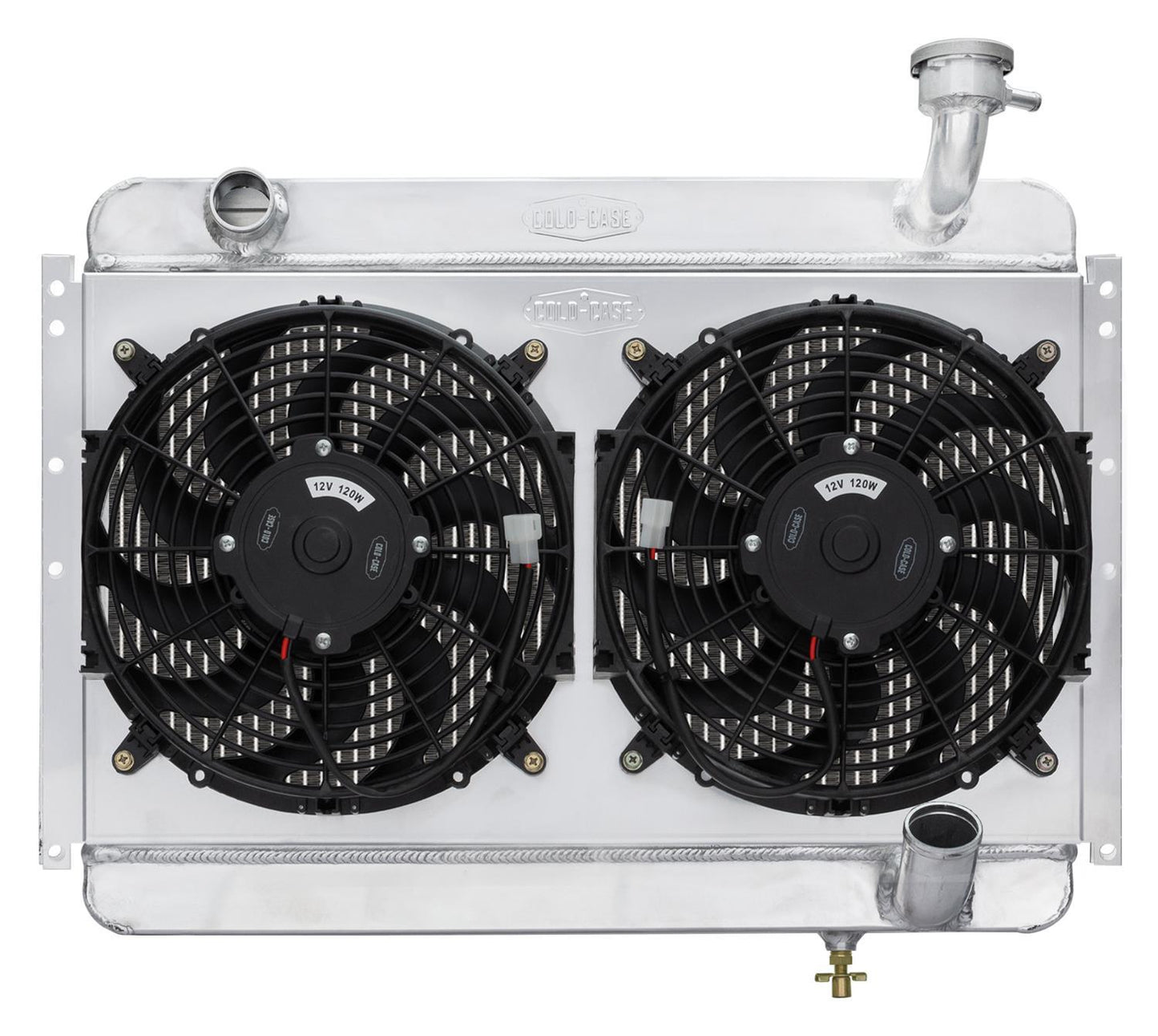 Cold Case Radiators 56-60 Corvette Radiator w/ Dual 12in Fan Kit CHV710K