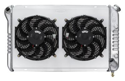 Cold Case Radiators 77-82 Corvette Radiator w/ Dual 12in Fan Kit CHV718AK