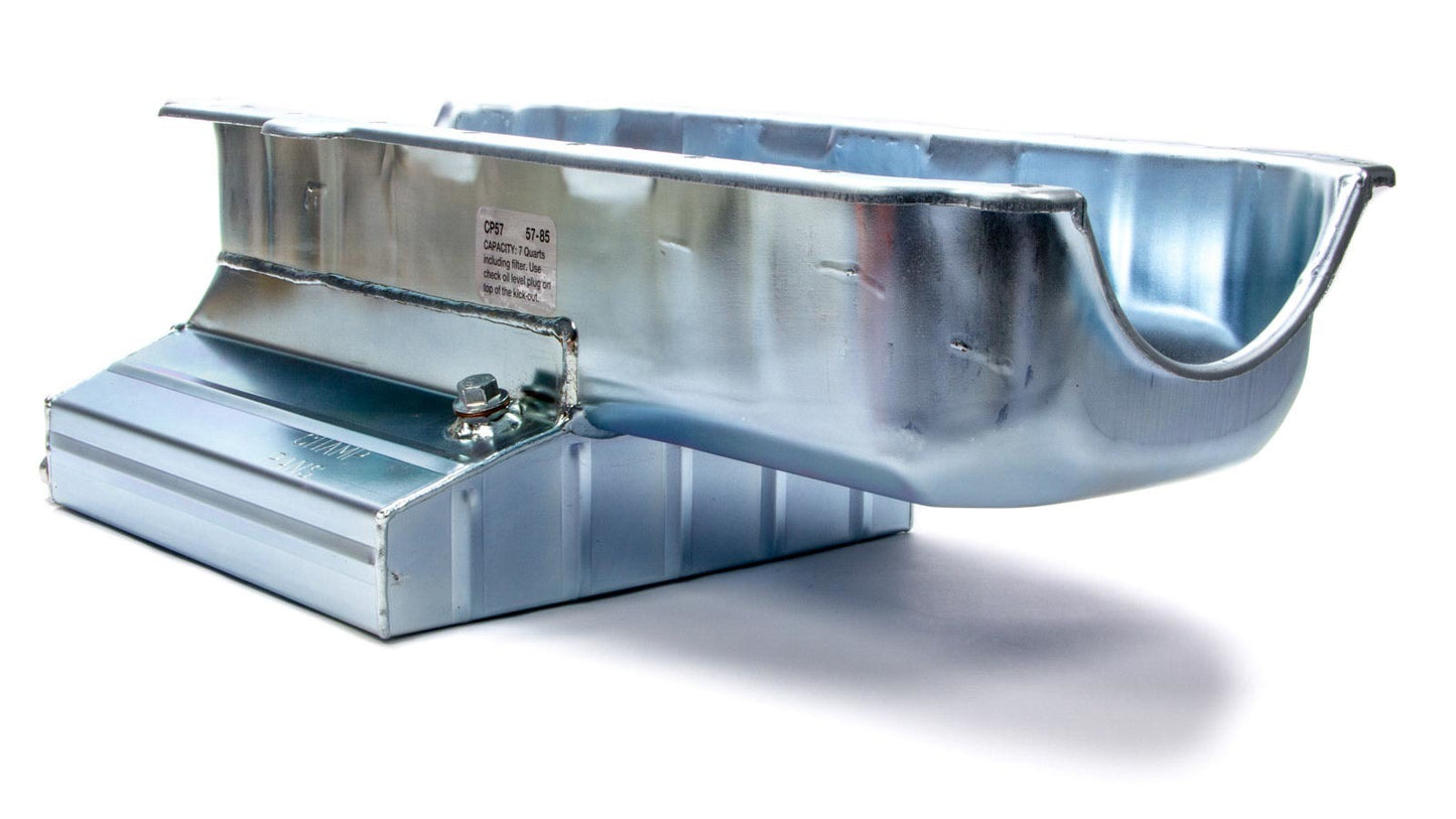 Champ Pans SBC Claimer Pan 7in. Dee p MPN CHACP57 For Chevy