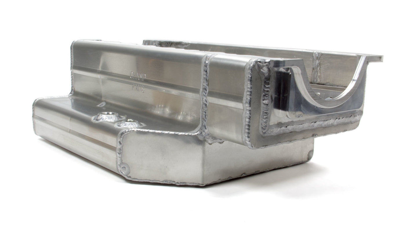 Champ Pans SBC Alm Oil Pan 9.5qts 7in Deep w/Kickout MPN CHAPRO1102KO For Chevy