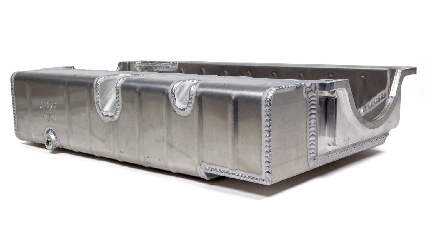Champ Pans SBC Aluminum Oil Pan - Dry-Sump w/4-1/4 Depth MPN CHAPRO172L3A For Chevy