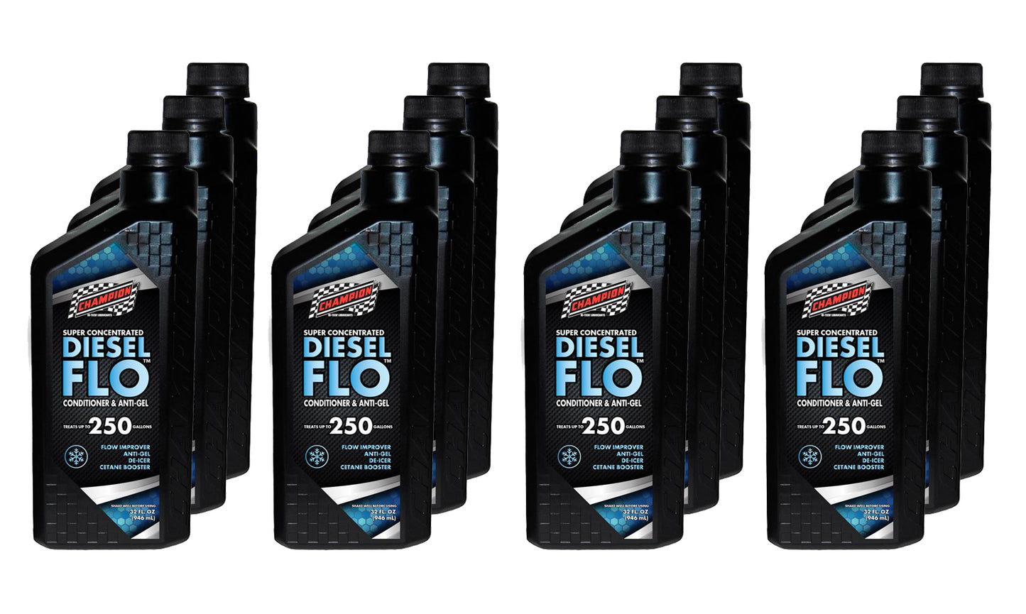 Champion Brand Diesel-Flo Fuel Conditio ner Anti-Gel Case 12x1qt MPN CHO4183H-12
