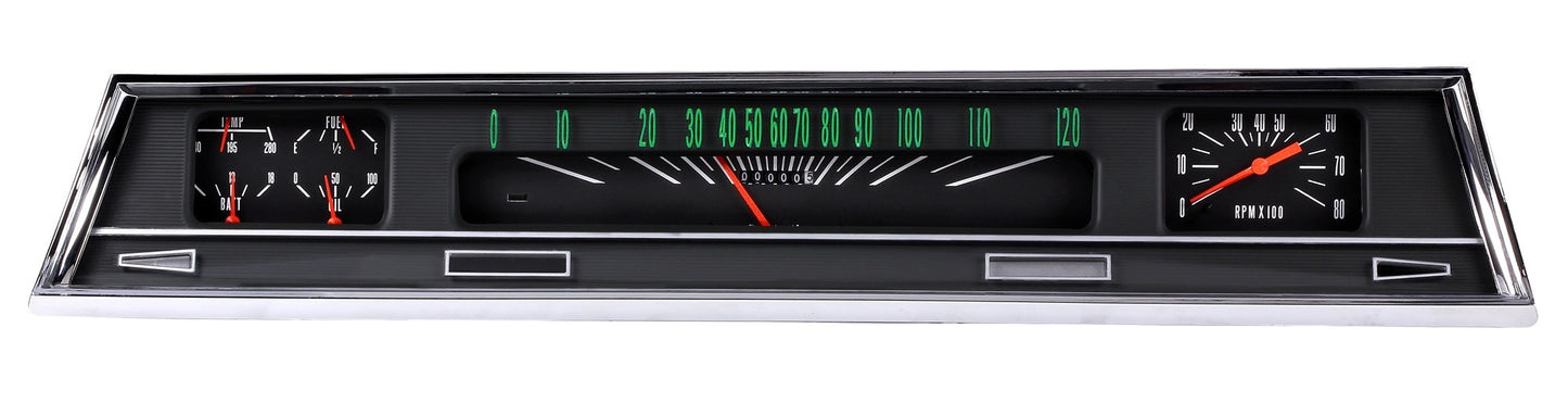 Classic Instruments 66-67 Chevelle Gauges Black MPN CLACV66B For GM A-Body 1966-67