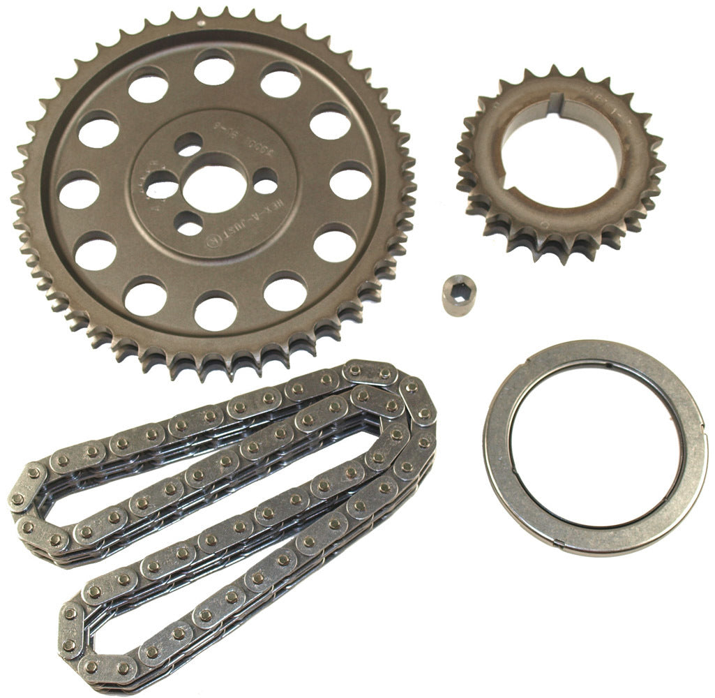 Cloyes SBC Hex-A-Just Timing Set - w/BBC Crank Snout MPN CLO9-3100BZ For Chevy